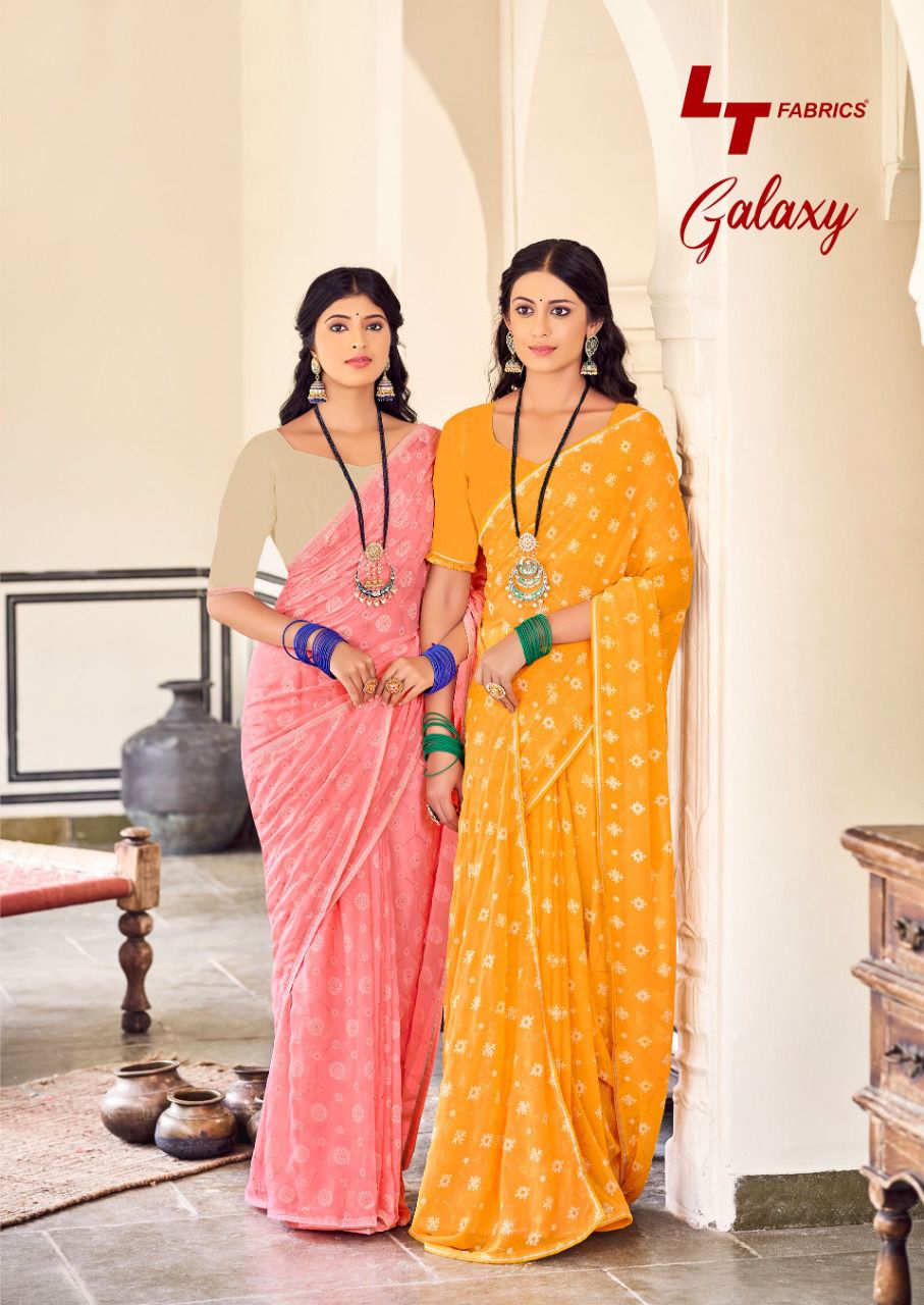 LT Galaxy Regular Wear Wholesale Printed Designer Sarees